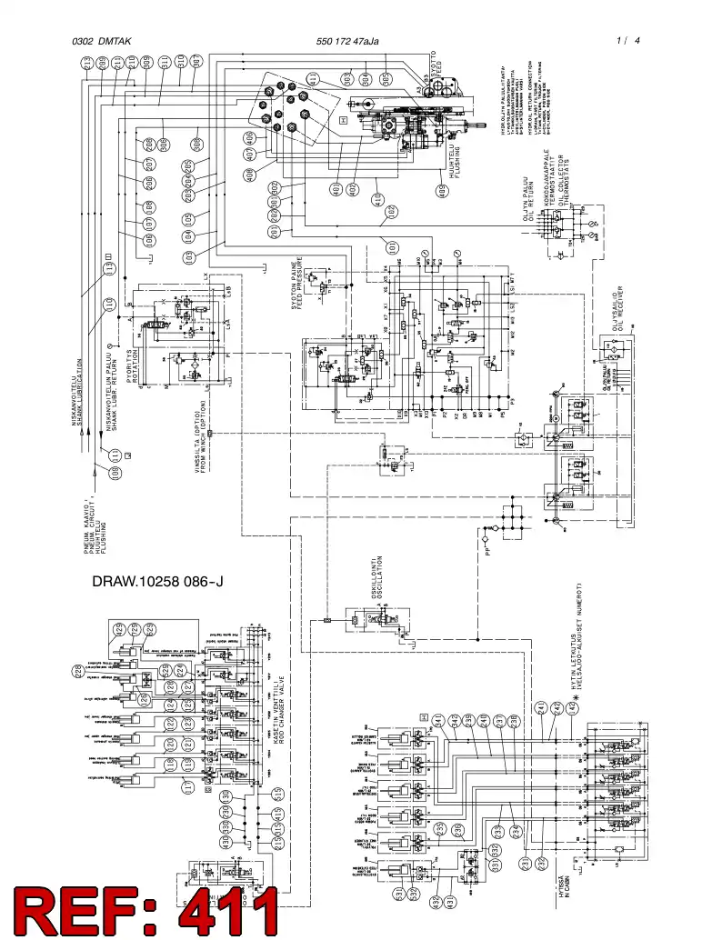 23309148 233 091 48 HOSE ASSEMBLY - Sandvik Technical Drawing