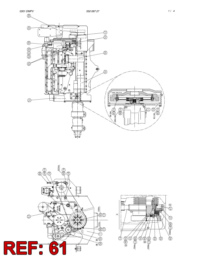 23310198 233 101 98 ADAPTER - Sandvik Technical Drawing