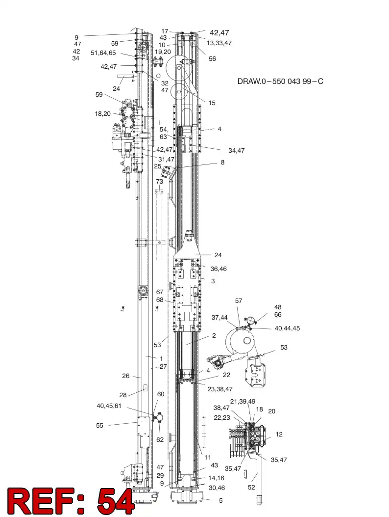 23315708 233 157 08 SHIM - Sandvik Technical Drawing