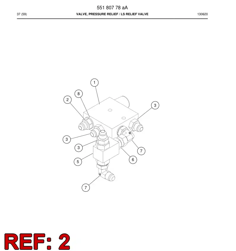 23319588c 233 195 88c ADAPTER - Sandvik Technical Drawing