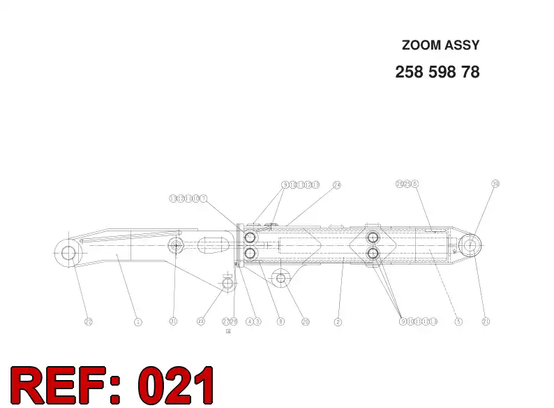 23328628 233 286 28 Bushing, Bearing - Sandvik Technical Drawing