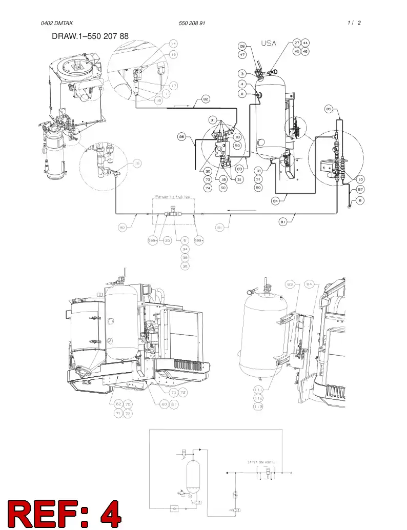 23333998 233 339 98 ADAPTER - Sandvik Technical Drawing