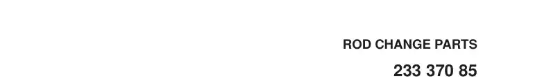 23337085b 233 370 85b ROD CHANGE PARTS, LIST - Sandvik Technical Drawing