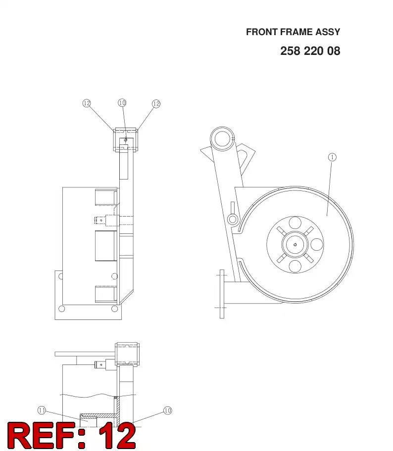 23337648 233 376 48 Bushing, Bearing - Sandvik Technical Drawing