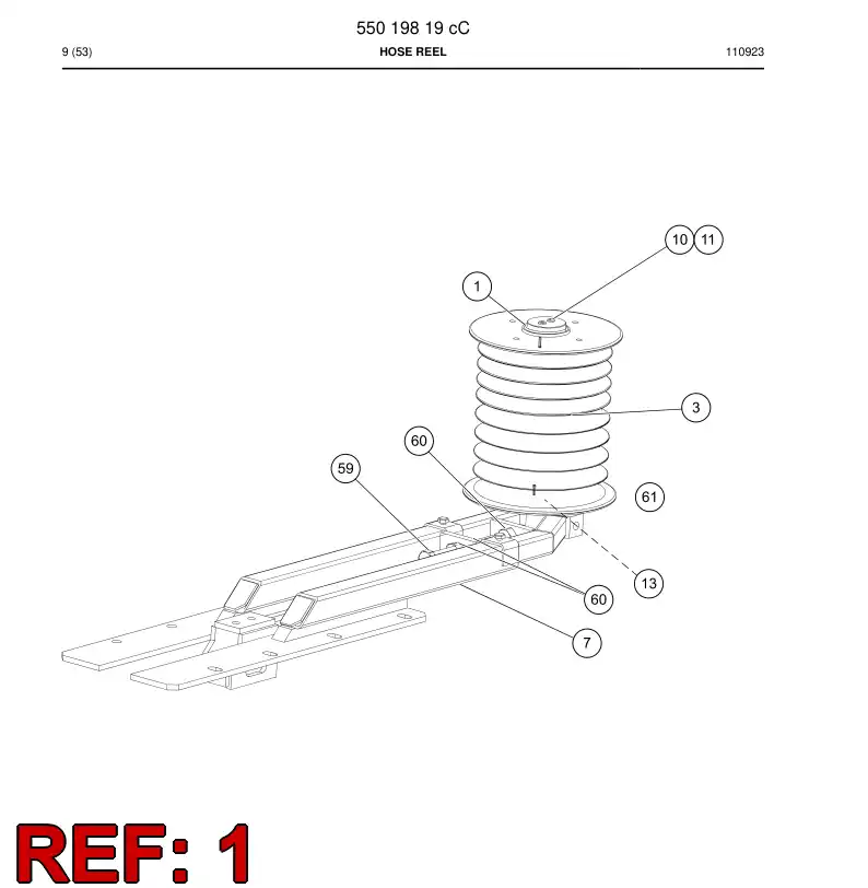 23338098a 233 380 98a FLANGE - Sandvik Technical Drawing