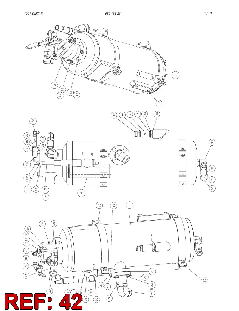 23342068 233 420 68 STRAIGHT THREAD CONNECTOR - Sandvik Technical Drawing