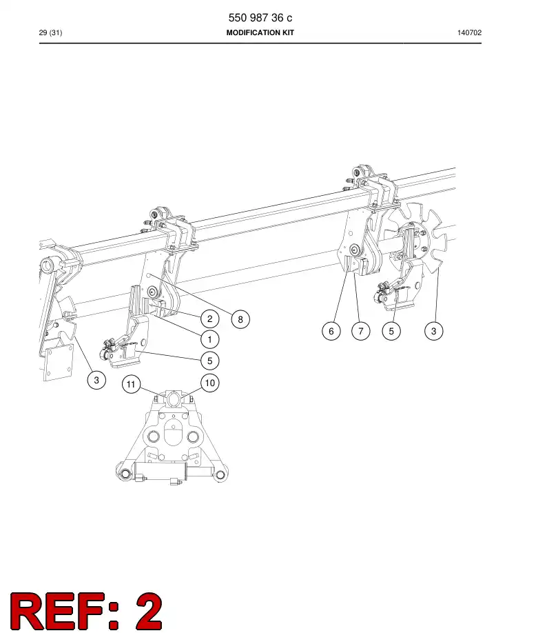 23342478 233 424 78 JAWS ASSY - Sandvik Technical Drawing