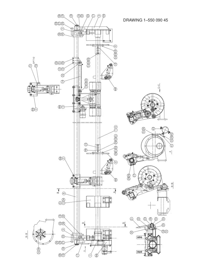 23346798 233 467 98 ASSEMBLIES - Sandvik Technical Drawing