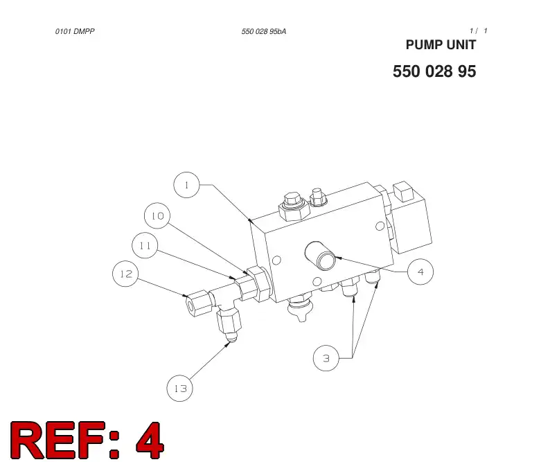 23349028 233 490 28 SUCTION HOSE - Sandvik Technical Drawing