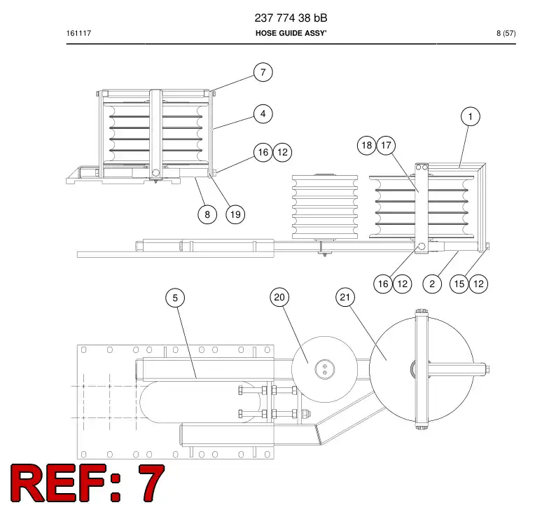 23349848a 233 498 48a Shim - Sandvik Technical Drawing