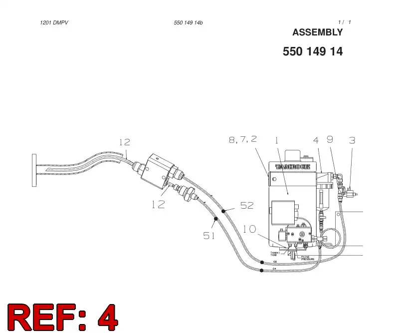 23351518 233 515 18 WATER SEPARATOR - Sandvik Technical Drawing