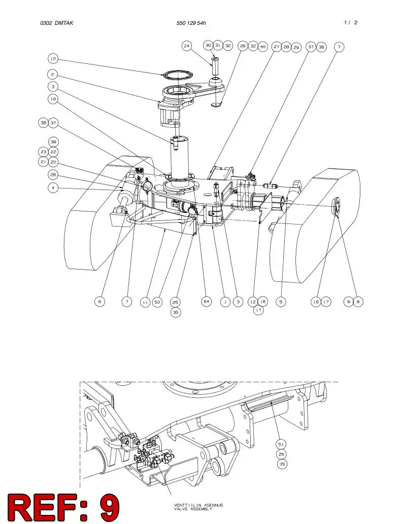 23362278 233 622 78 ADJUSTING PLATE OF THE OSC. - Sandvik Technical Drawing
