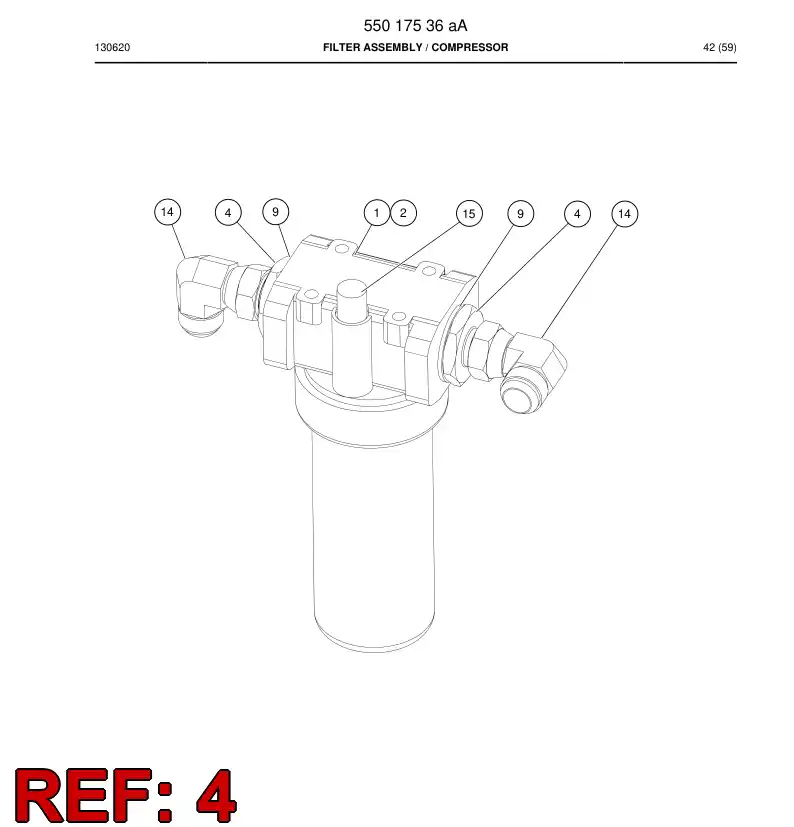 234 685 18a Adapter, Hydraulic - drawing