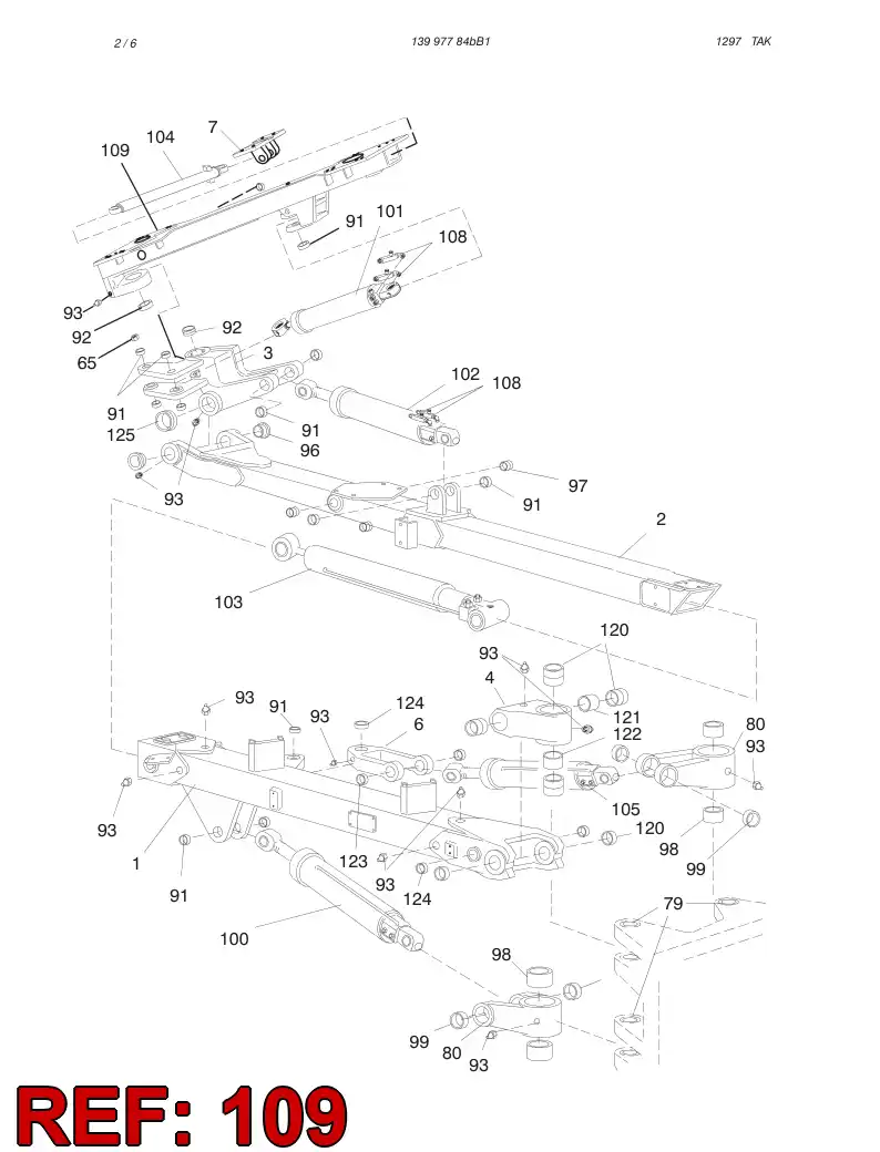 23471738 234 717 38 CRADLE ASSY - Sandvik Technical Drawing