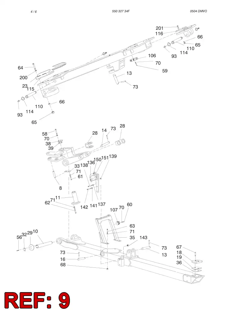 23471998 234 719 98 PIN - Sandvik Technical Drawing