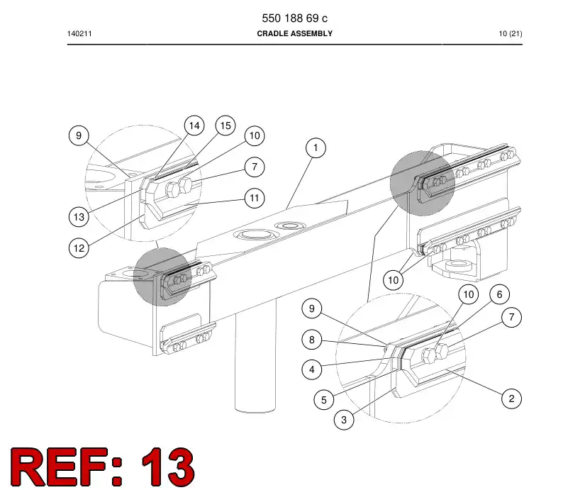 23474078d 234 740 78d Spacer - Sandvik Technical Drawing