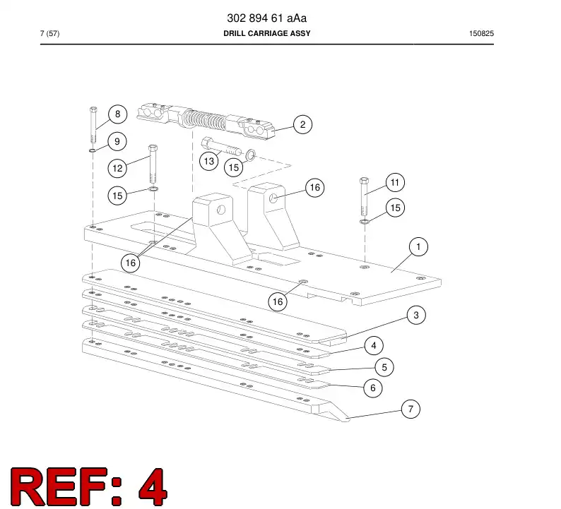 23501348b 235 013 48b SHIM - Sandvik Technical Drawing