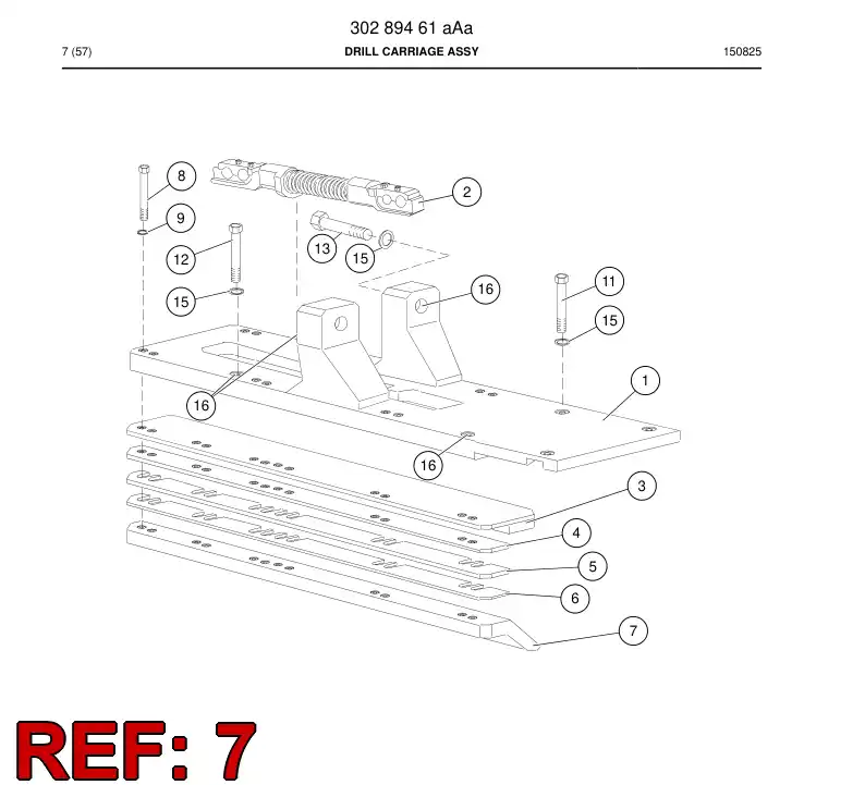 23501628a 235 016 28a SLIDE - Sandvik Technical Drawing