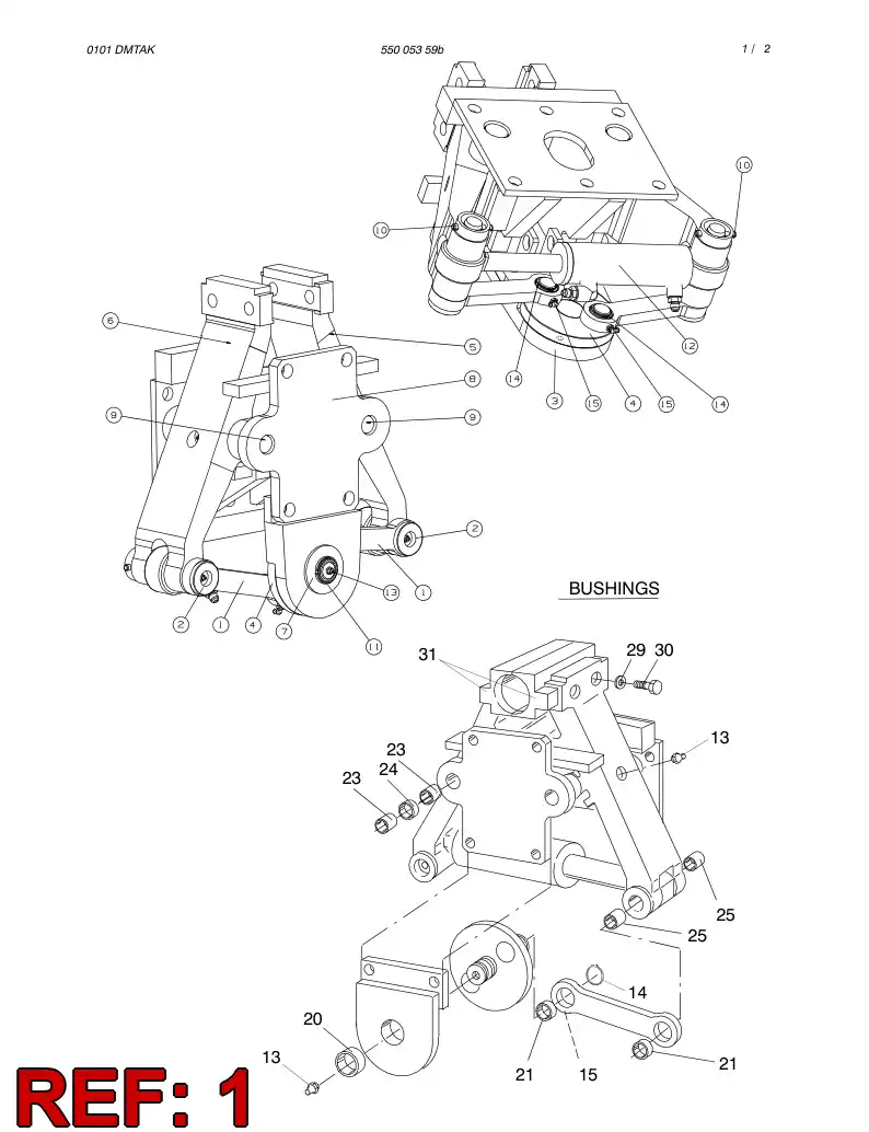 23505408 235 054 08 Centering piece - Sandvik Technical Drawing