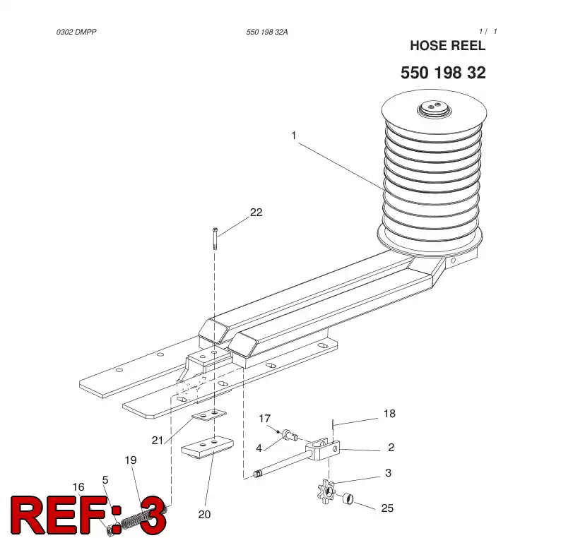 23507148 235 071 48 SPROCKET WHEEL ASSY - Sandvik Technical Drawing