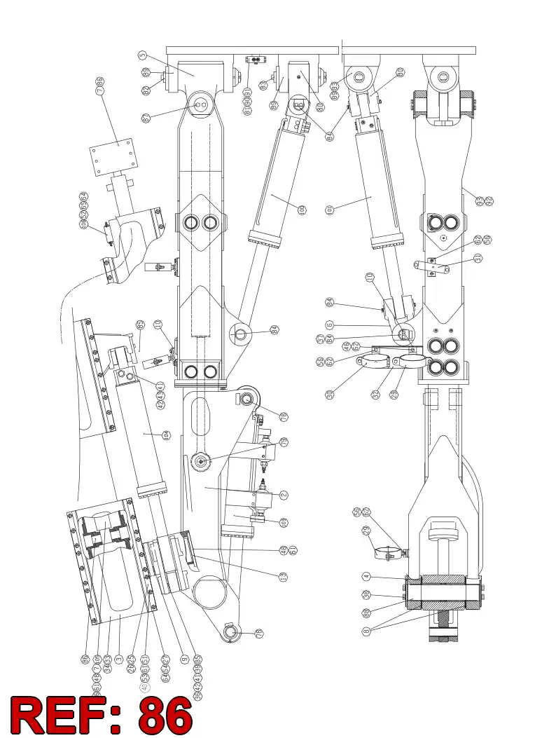 23511528 235 115 28 PIN - Sandvik Technical Drawing