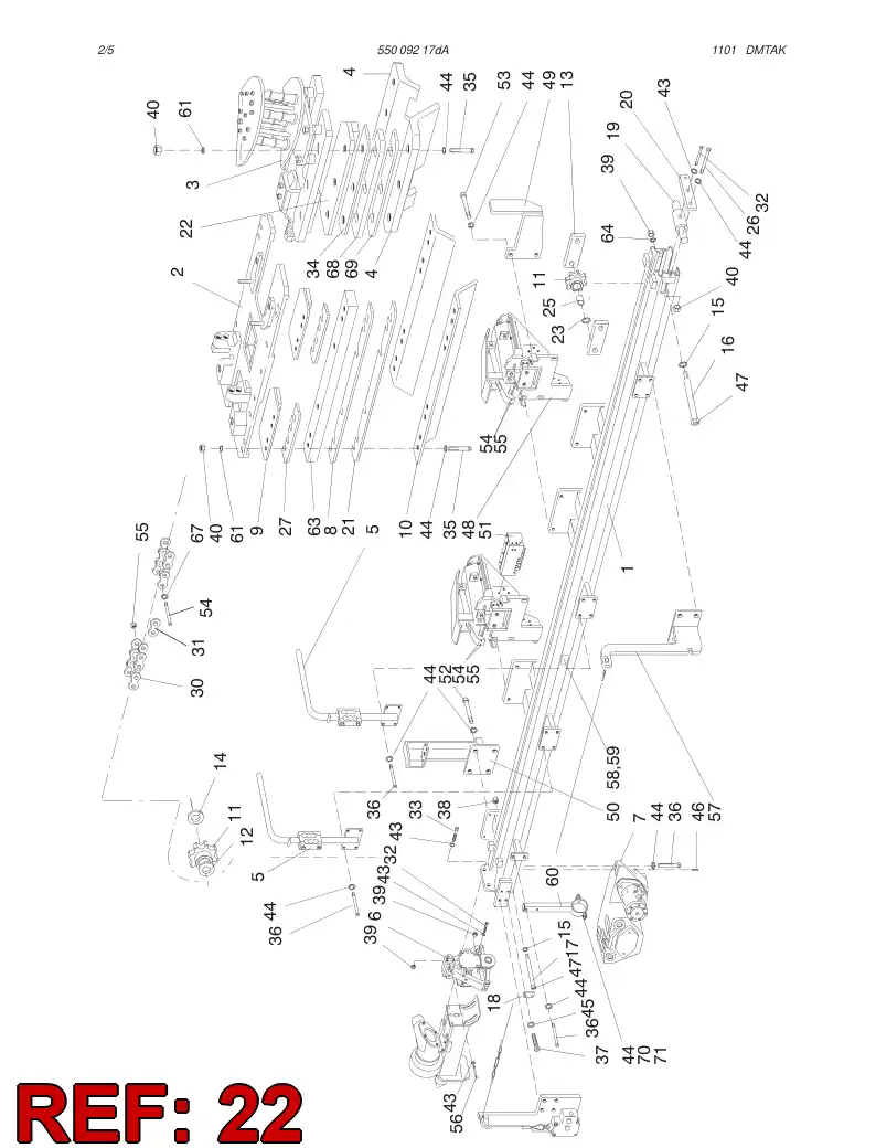 23512668 235 126 68 SLIDE PIECE - Sandvik Technical Drawing