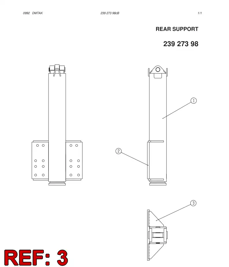 23516298 235 162 98 PLATE - Sandvik Technical Drawing