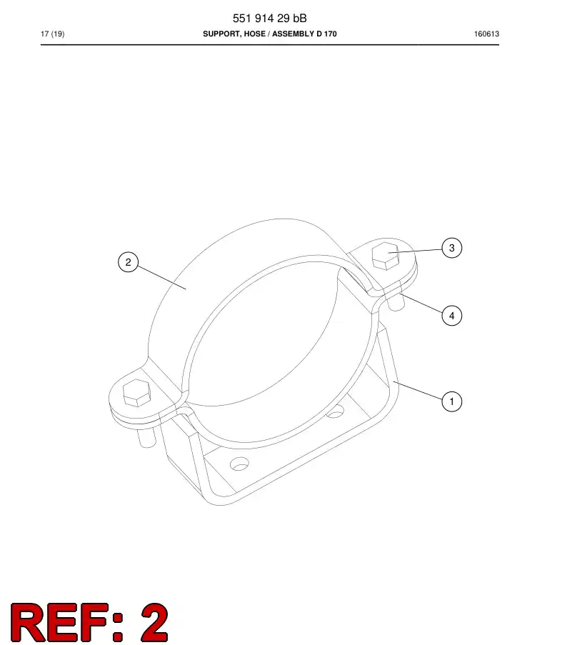 23518878 235 188 78 Clip - Sandvik Technical Drawing