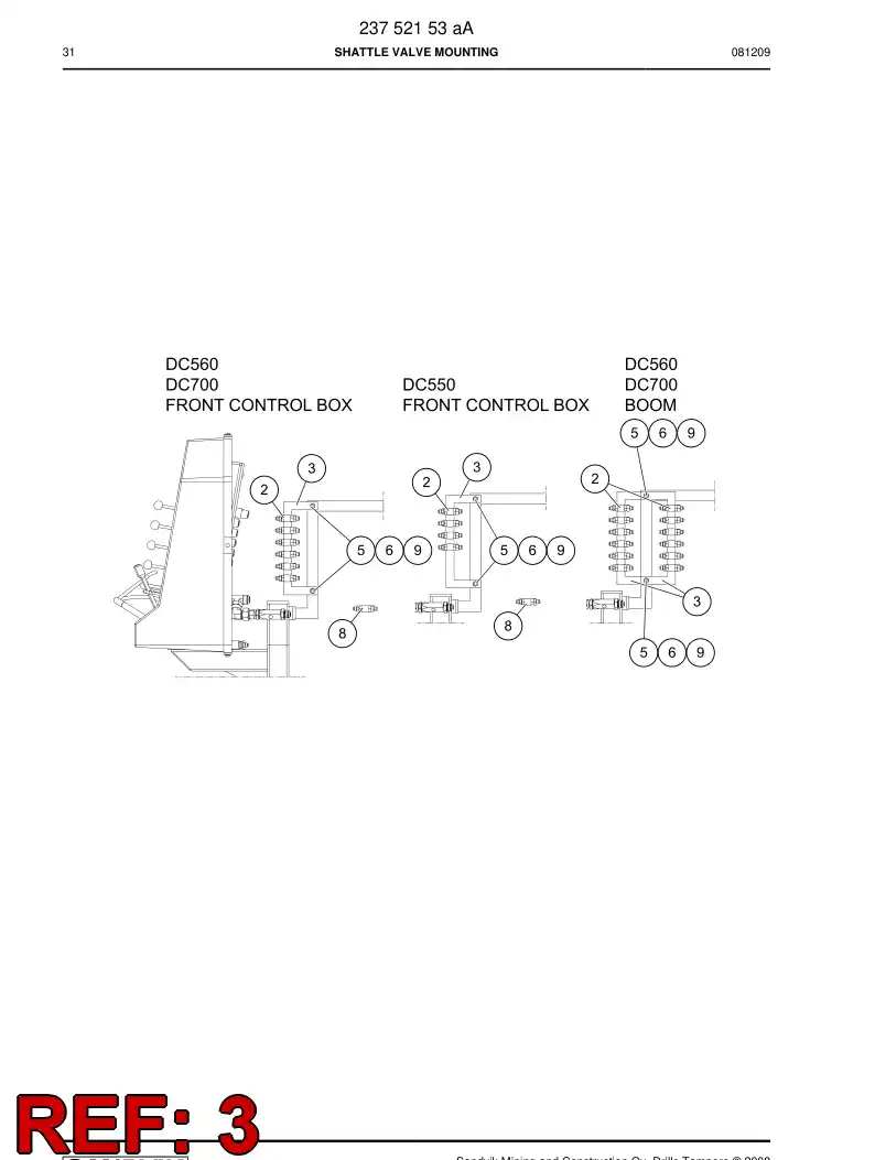 23519508 235 195 08 LETKUNKANNATIN - Sandvik Technical Drawing