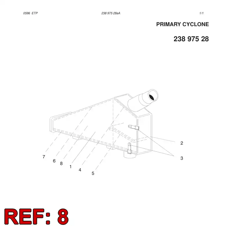 23541638 235 416 38 RUBBER PLATE - Sandvik Technical Drawing