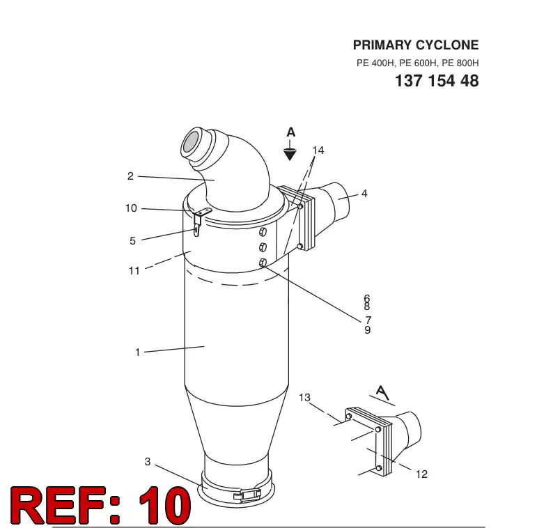 23548038 235 480 38 RUBBER SEAL - Sandvik Technical Drawing