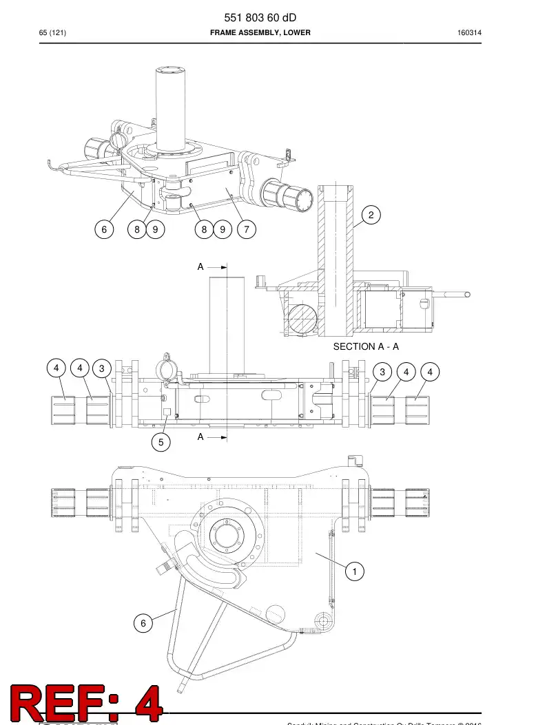 23567778b 235 677 78b Bushing - Sandvik Technical Drawing