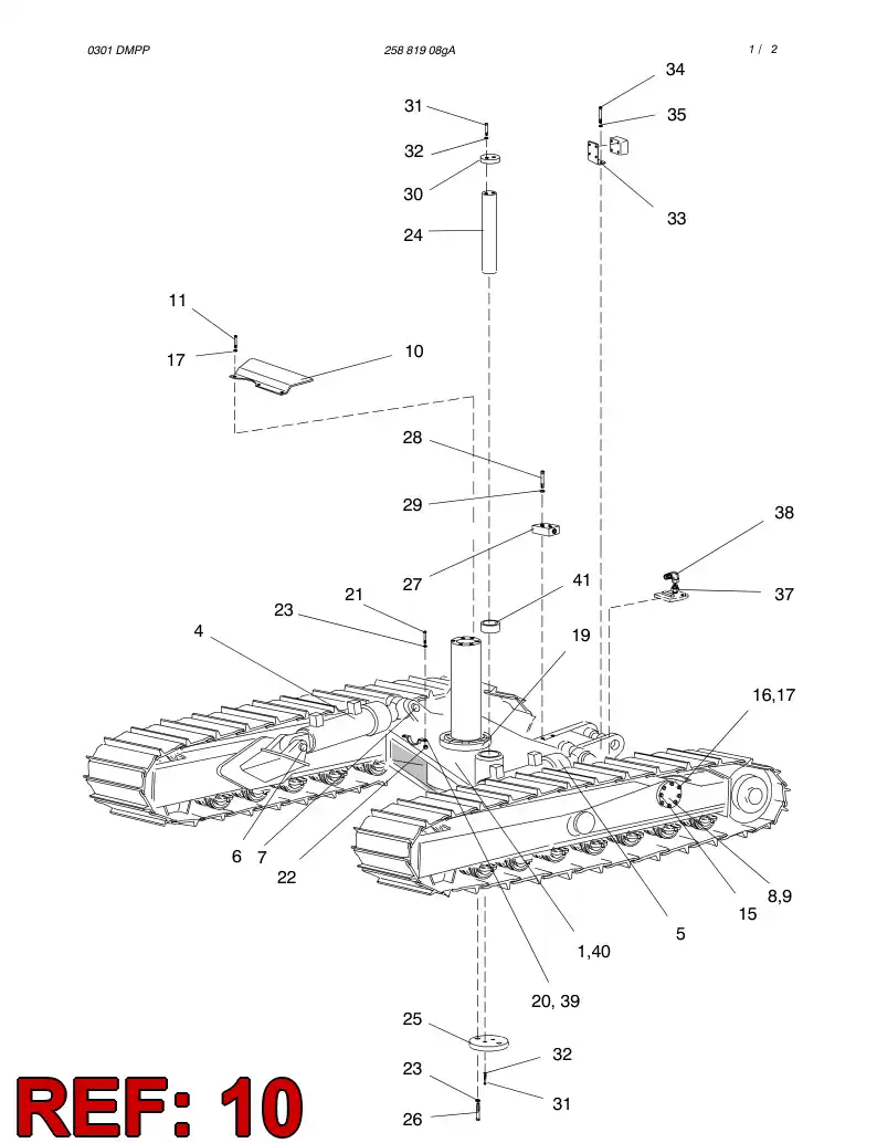23571338 235 713 38 HOSE PROTECTION - Sandvik Technical Drawing