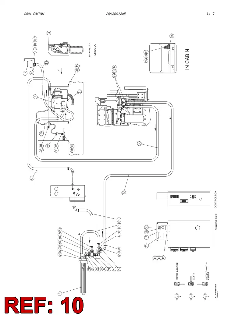 23577678 235 776 78 CONTROL BOX (EBERSPCHER) - Sandvik Technical Drawing