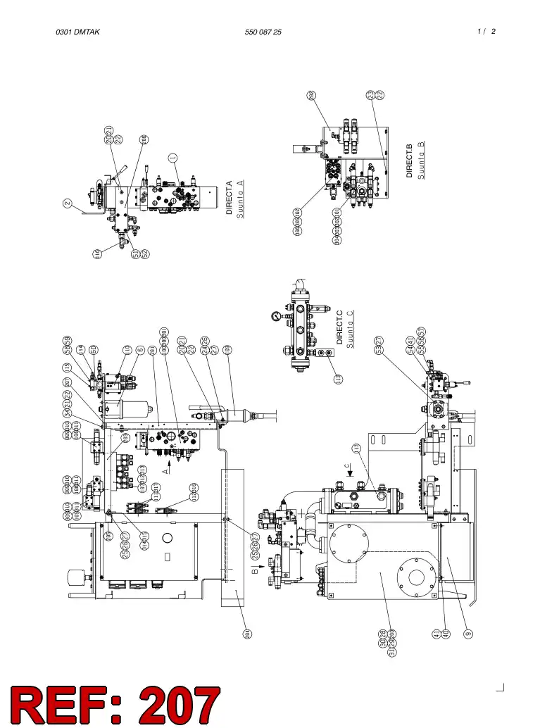 23580358 235 803 58 FASTENING PLATE - Sandvik Technical Drawing