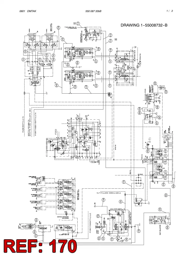 23584138 235 841 38 HOSE ASSY - Sandvik Technical Drawing