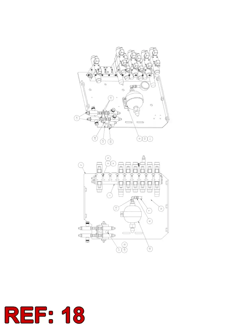 23588738 235 887 38 ONE-WAY RESTRICTOR ASSY - Sandvik Technical Drawing