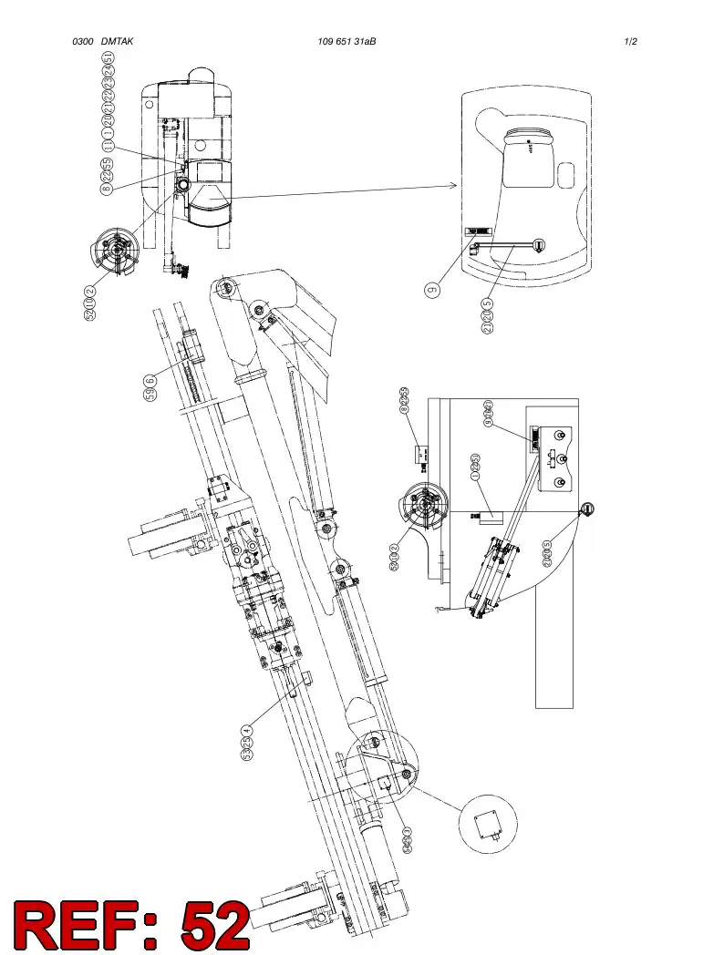 23593842 235 938 42 WIRE SET - Sandvik Technical Drawing