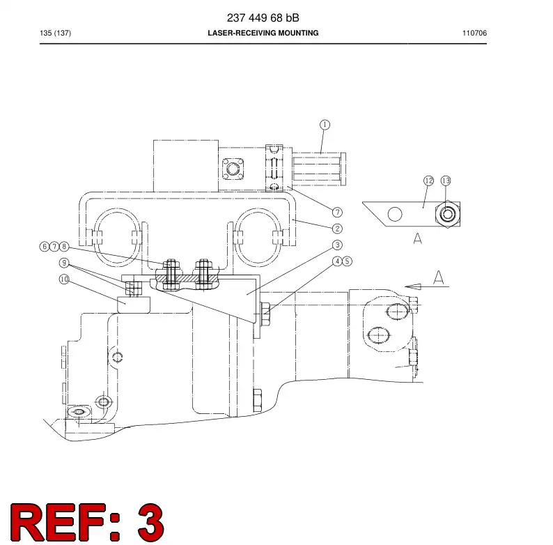 23595048a 235 950 48a BRACKET - Sandvik Technical Drawing
