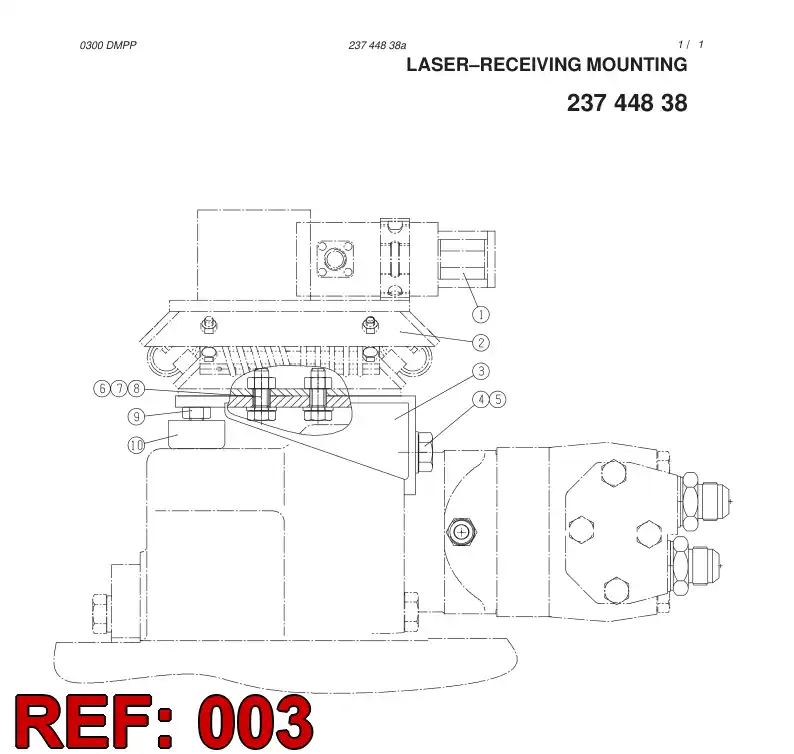 23595178 235 951 78 BRACKET - Sandvik Technical Drawing
