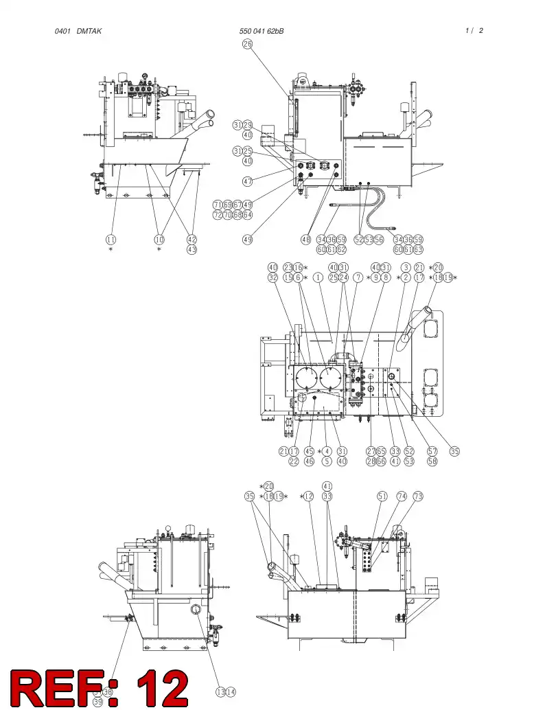23595608 235 956 08 COVER - Sandvik Technical Drawing