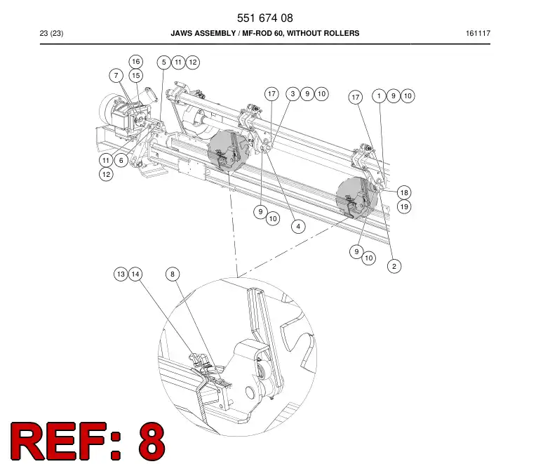 23595738a 235 957 38a SHIM - Sandvik Technical Drawing