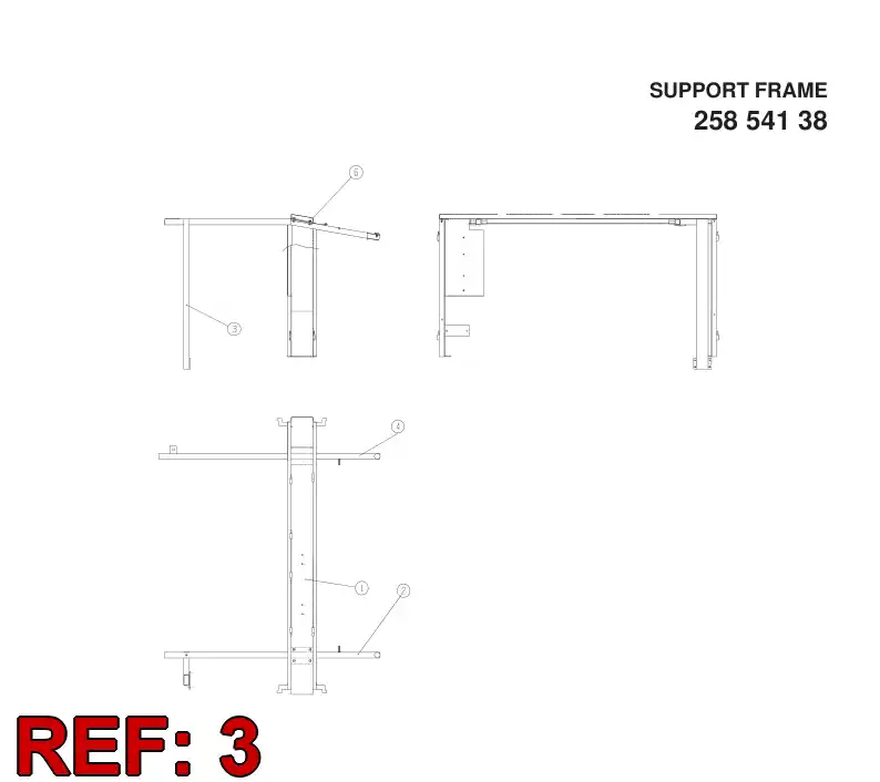 23604408 236 044 08 SUPPORT - Sandvik Technical Drawing