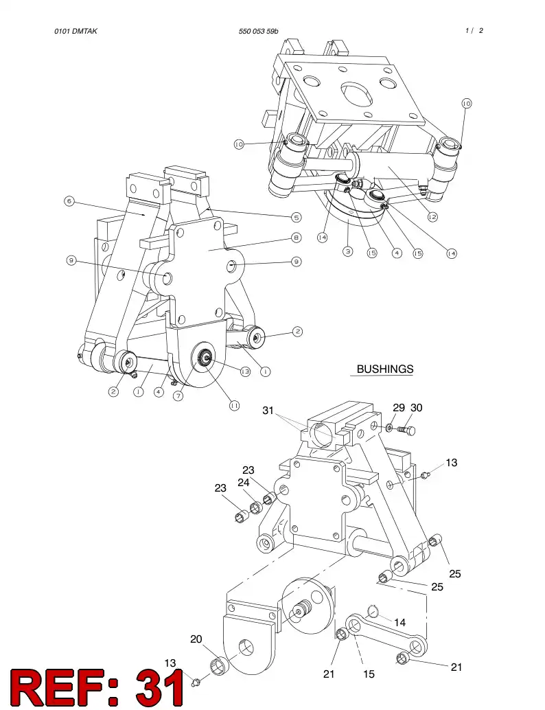 23607848 236 078 48 JAW R.H - Sandvik Technical Drawing