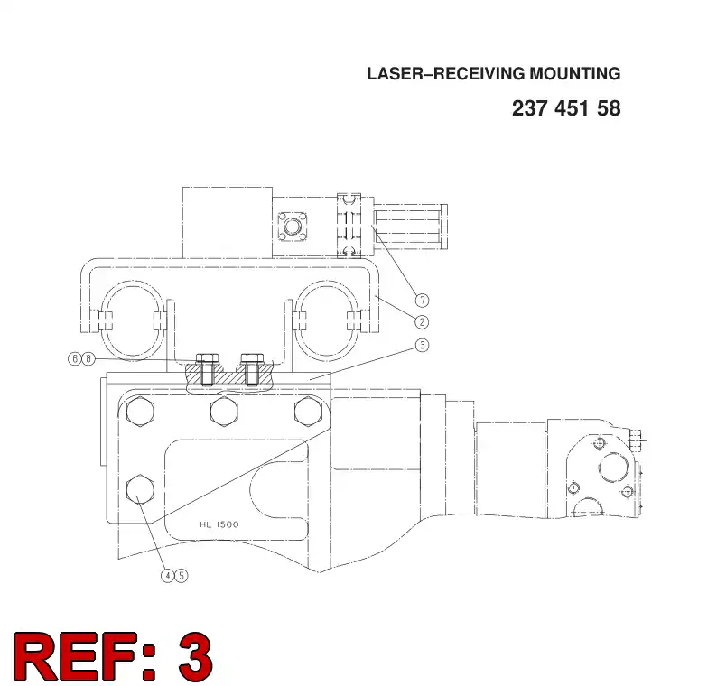 23608988 236 089 88 BRACKET - Sandvik Technical Drawing