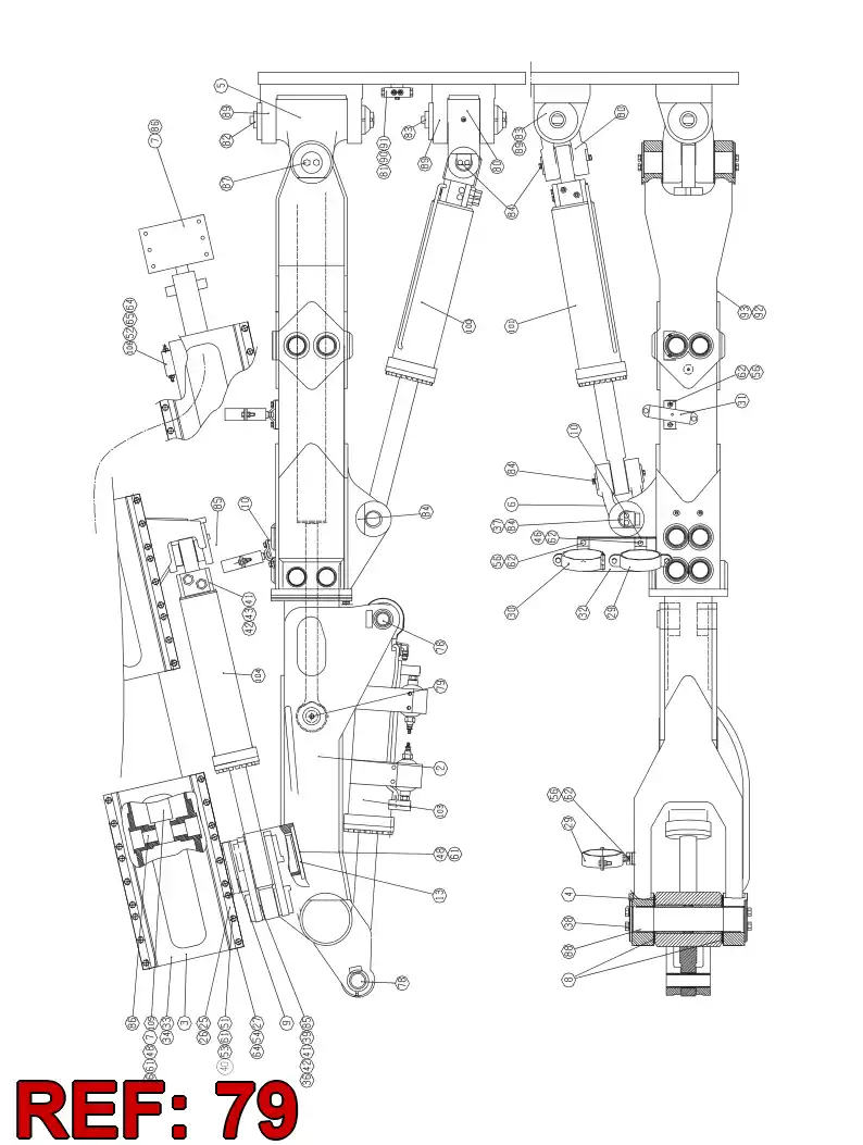 23611798 236 117 98 PIN ASSY - Sandvik Technical Drawing