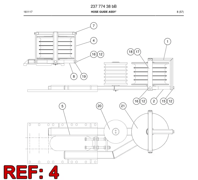 23635378a 236 353 78a Slipper Pad - Sandvik Technical Drawing
