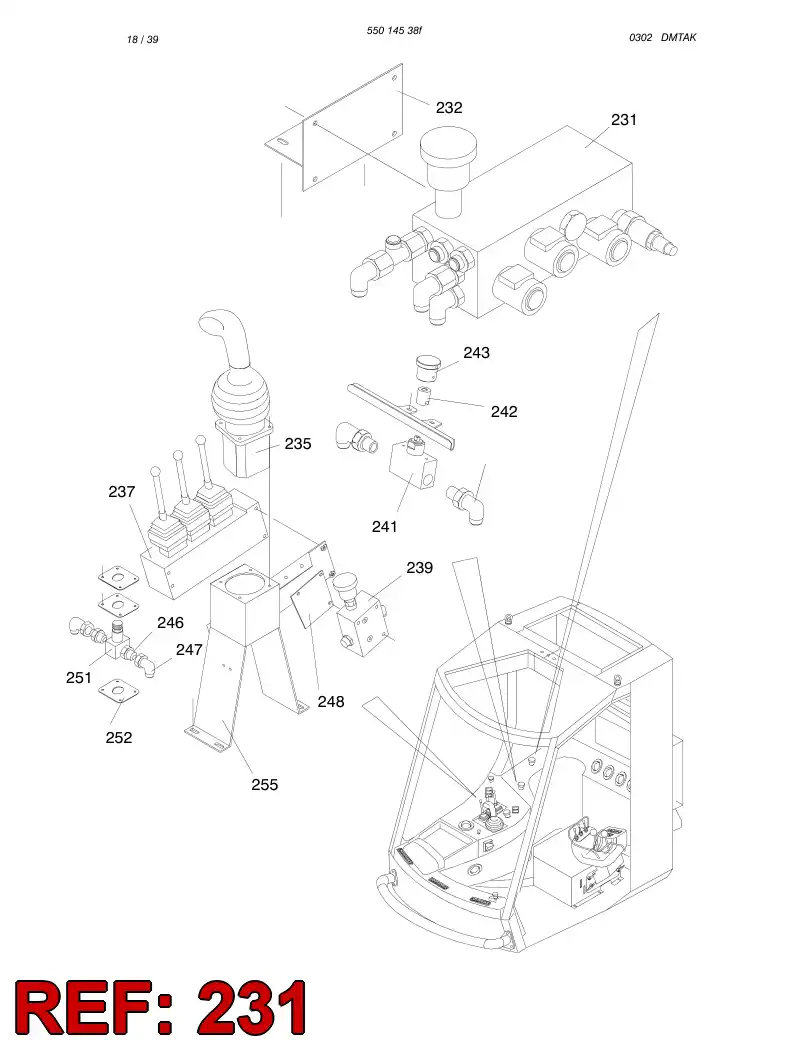 23709208 237 092 08 ROTATION SPEED MANIFOLD - Sandvik Technical Drawing