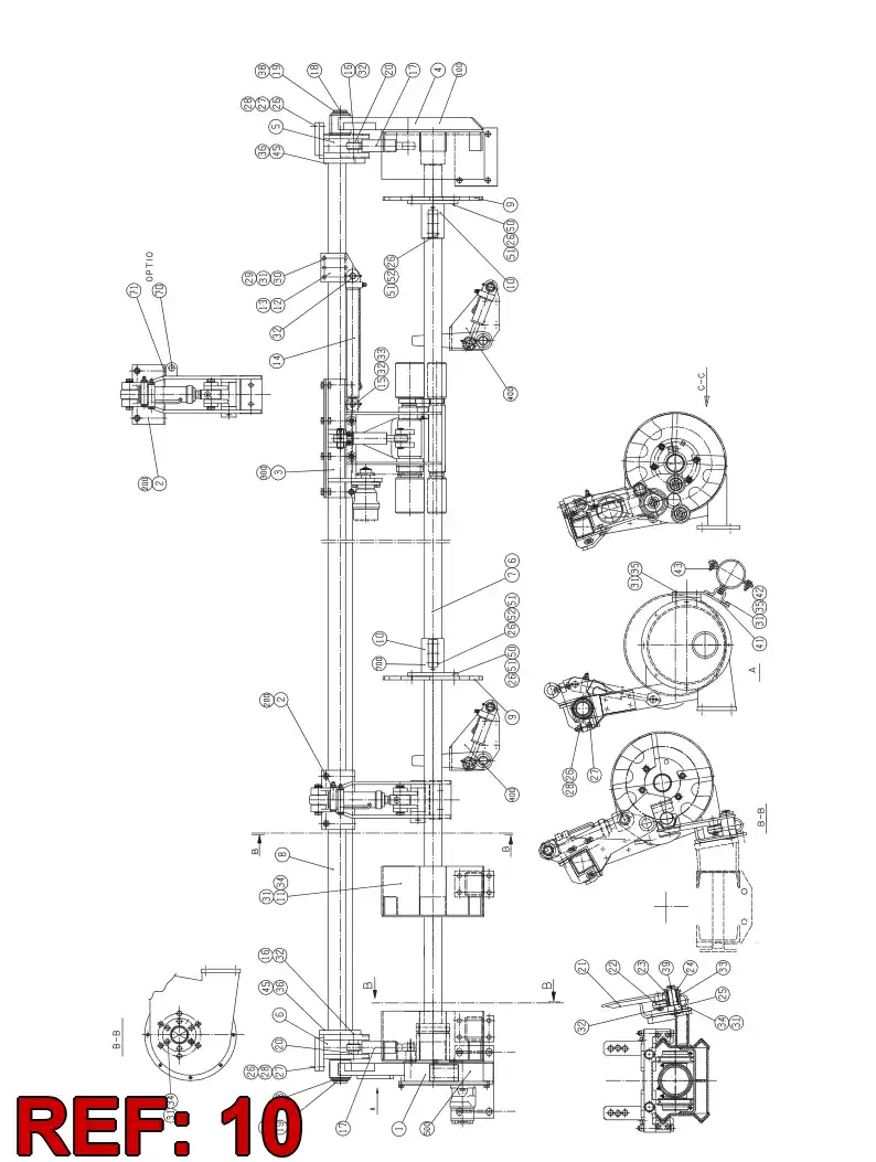 23717628 237 176 28 CLAMP - Sandvik Technical Drawing
