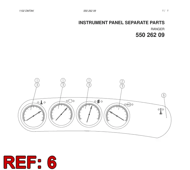 23728538 237 285 38 STICKER (GAUGES) - Sandvik Technical Drawing
